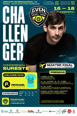 poster del torneo 2DO CHALLENGER PRO PADEL ALMERÍA