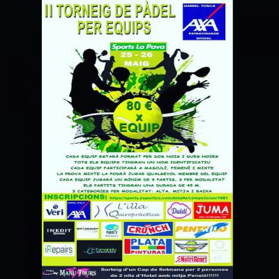 poster del torneo II TORNEIG PER EQUIPS