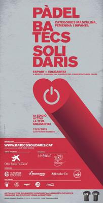 poster torneo PADEL BATECS SOLIDARIS