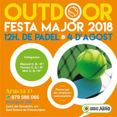 poster del torneo OUTDOOR FESTA MAJOR