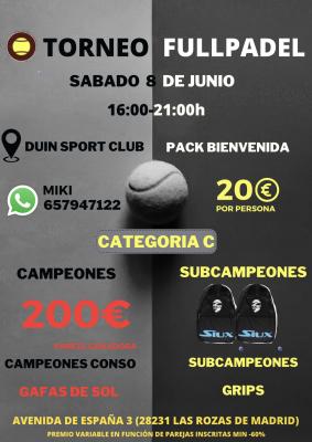 poster del torneo TORNEO FULLPADEL