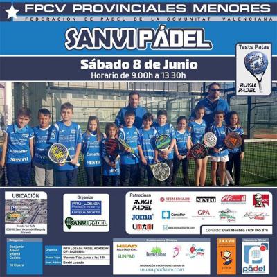 poster del torneo TORNEO PROVINCIAL DE MENORES 