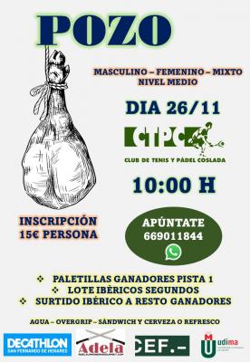 poster del torneo POZO JAMONERO