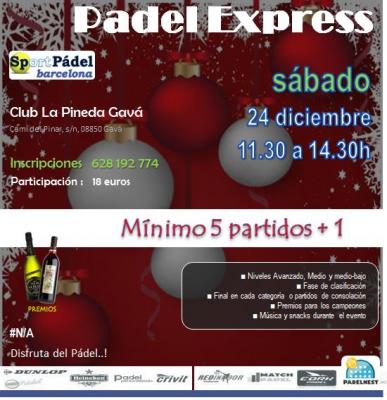 poster del torneo EXPRESS NEXUS PÁDEL