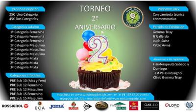 poster del torneo TORNEO 2º ANIVERSARIO