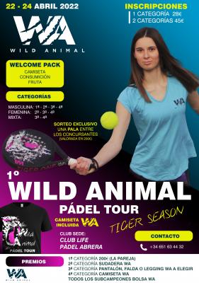 poster del torneo WILD ANIMAL PÁDEL TOUR