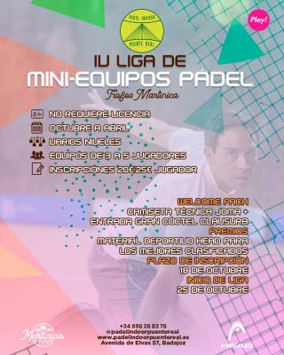 poster torneo IV LIGA DE MINI-EQUIPOS