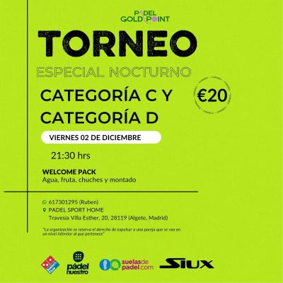 poster del torneo LXXVIX TORNEO PADELGOLDPOINT