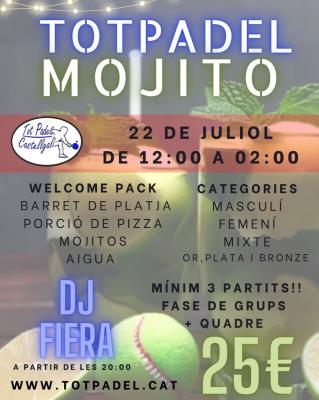 poster torneo PADEL MOJITO