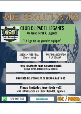 poster del torneo NUEVA LIGA EN LEGANES