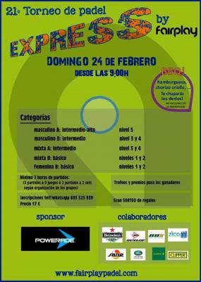 poster del torneo 21º EXPRESS by FAIRPLAY