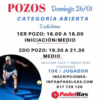 poster del torneo POZO CATEGORÍA ABIERTA 