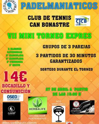 poster del torneo VII MINI TORNEIG EXPRES