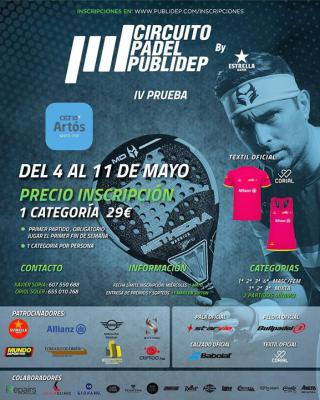 poster del torneo IV PRUEBA CIRCUITO PUBLIDEP