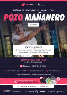 poster del torneo POZO MAÑÁNERO VIM PADEL