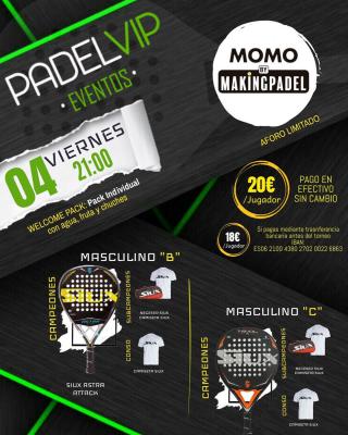 poster del torneo TORNEO PADELVIP