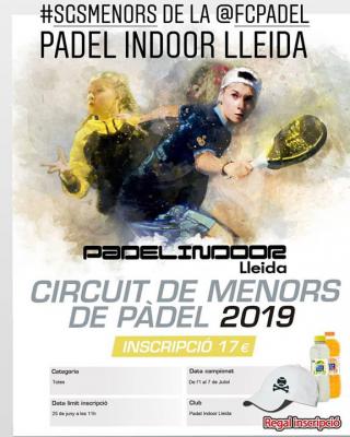 poster del torneo SUPER GRAN SLAM CIRCUIT DE MENORS