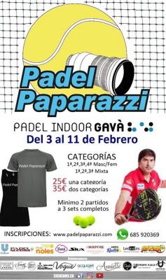 poster del torneo TORNEO PÁDEL PAPARAZZI