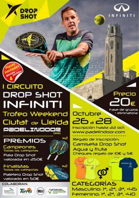 poster del torneo I CIRCUITO DROP SHOT INFINITI