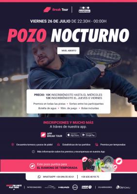 poster del torneo POZO NOCTURNO MOMO BY MAKING PADEL