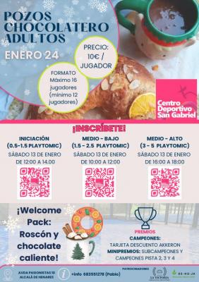 poster del torneo POZO CHOCOLATERO INICIACIÓN