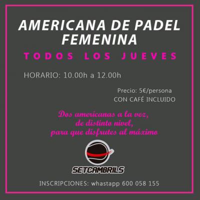 poster del torneo AMERICANA FEMENINA