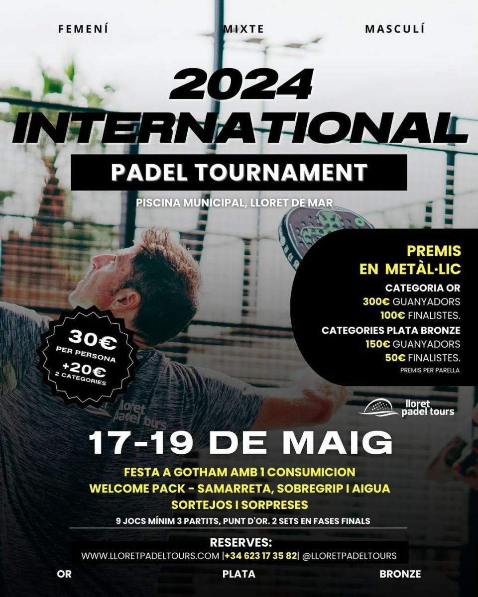 cartel del torneo