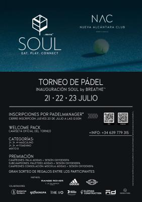 poster del torneo INAUGURACIÓN SOUL BY BREATHE