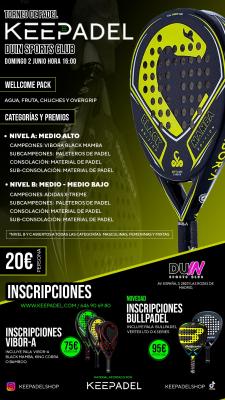 poster del torneo TORNEO KEEPADEL & DUIN LAS ROZAS