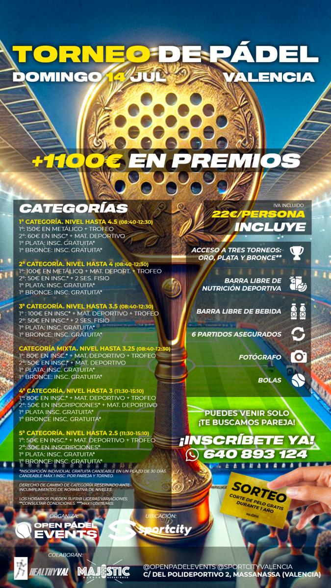 cartel del torneo