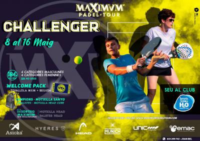 poster del torneo CHALLENGER MXM PADEL TOUR