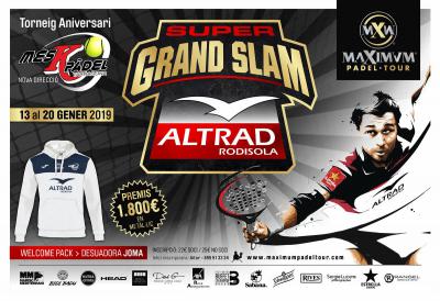 poster del torneo SUPER GRAN SLAM ALTRAD RODISOLA