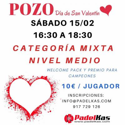 poster del torneo POZO DIA DE SAN VALENTÍN