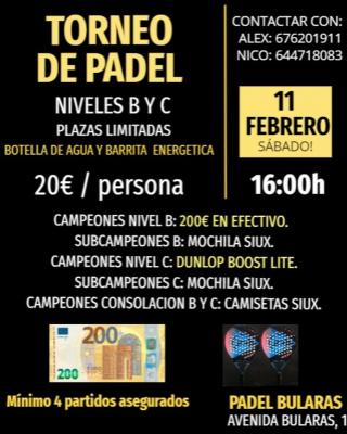 poster del torneo TORNEO HIVEPADEL