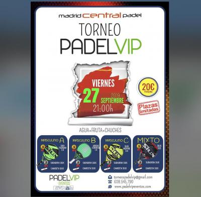 poster del torneo TORNEO PADELVIP