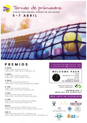 poster del torneo TORNEO DE PRIMAVERA