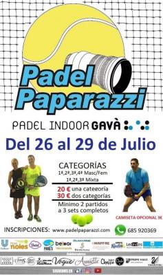 poster del torneo PADEL PAPARAZZI