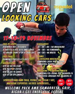 poster del torneo TORNEO OPEN LOOKING CARS