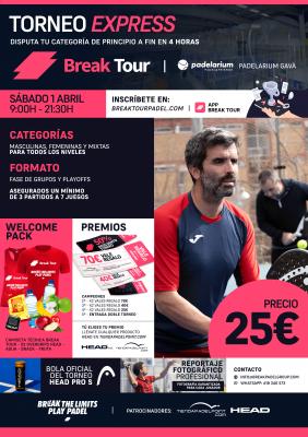 poster del torneo TORNEO 01 CIRCUITO REPUBLIC SPACE BY BREAK TOUR