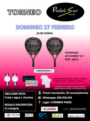 poster del torneo TORNEO PADELSUREVENTS