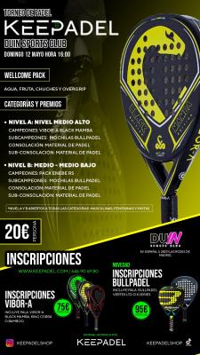 poster del torneo TORNEO KEEPADEL & DUIN LAS ROZAS