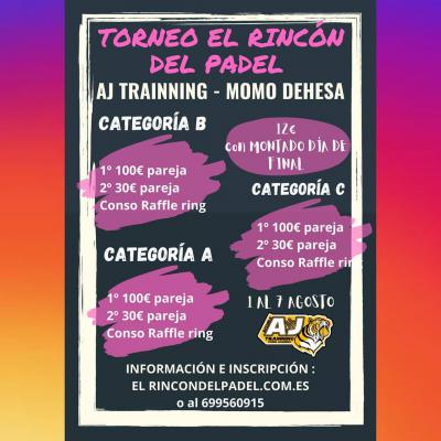 poster del torneo TORNEO EL RINCÓN DEL PADEL