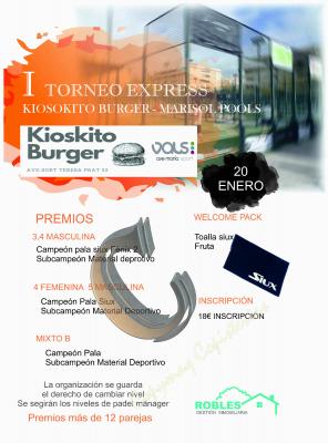 poster del torneo I TORNEO EXPRESS KIOSKITO-MARISOL POOLS