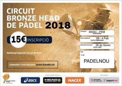 poster del torneo CIRCUIT BRONZE HEAD 2018