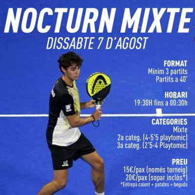 poster del torneo NOCTURN MIXTE