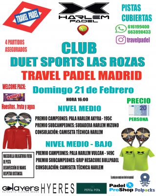 poster del torneo TRAVELPADEL