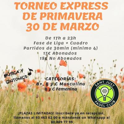 poster del torneo TORNEO EXPRESS PRIMAVERA