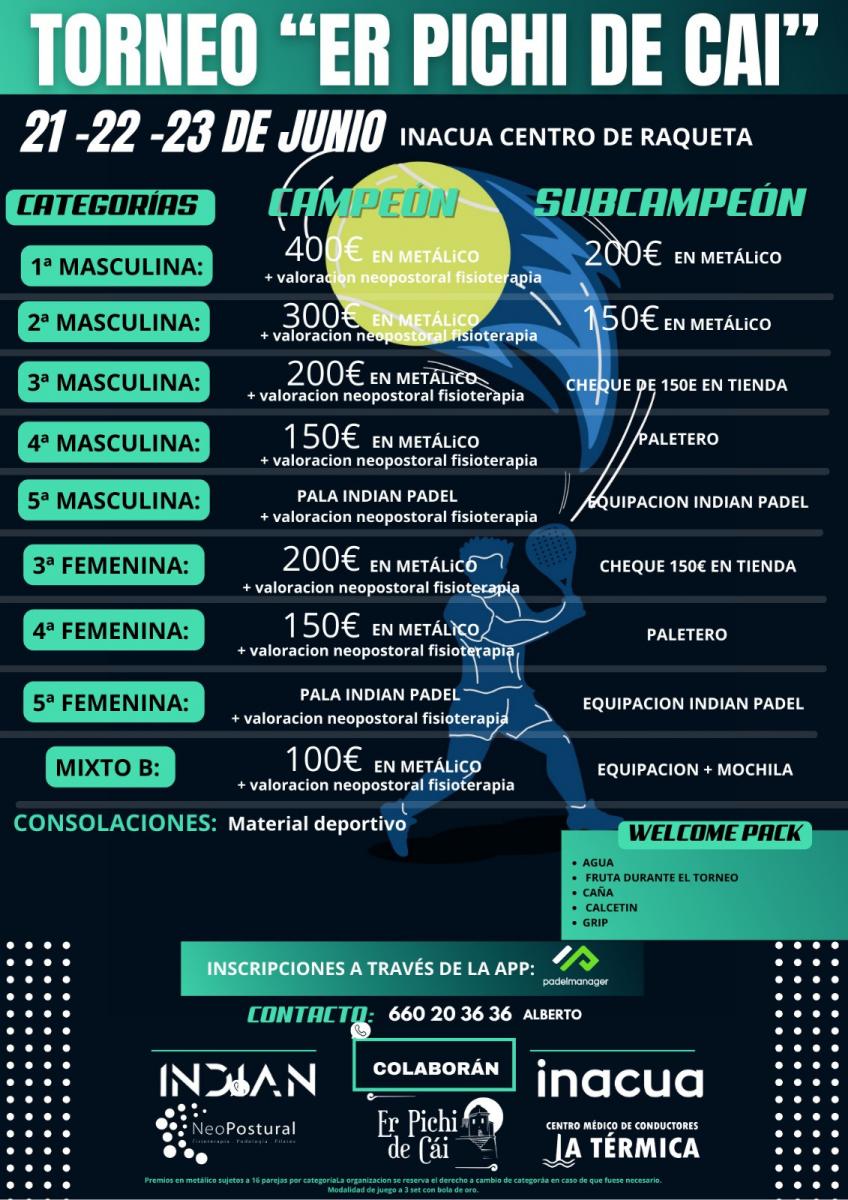 cartel del torneo