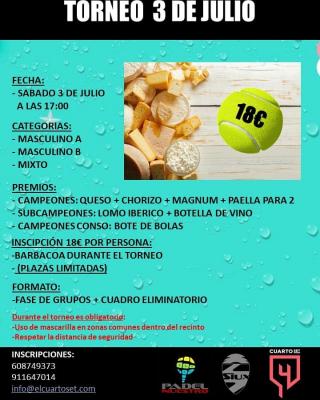 cartel del torneo