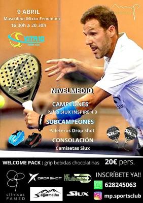 poster del torneo TORNEO  MP PADEL